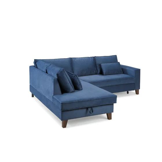 Coltar Extensibil Daytona, 233x202x86 h cm, Stofa Albastra picture - 9