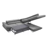 Coltar Extensibil Fabio, 280x235x69-88 H cm, Stofa Gri, Neve 85 picture - 4