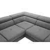 Coltar Extensibil Fabio, 280x235x69-88 H cm, Stofa Gri, Neve 85 picture - 6
