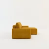Coltar Extensibil Fede, 254x160x88 cm, Stofa Galben Mustar picture - 3