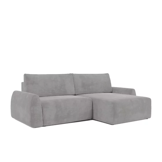 Coltar Extensibil Fede, 254x160x88 cm, Stofa Gri picture - 2