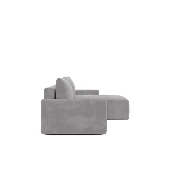 Coltar Extensibil Fede, 254x160x88 cm, Stofa Gri picture - 3