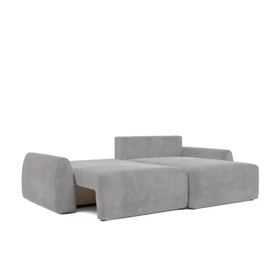 Coltar Extensibil Fede, 254x160x88 cm, Stofa Gri picture - 4