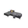 Coltar Extensibil Figaro, 315x212x78-87 h cm, Stofa, Grafit picture - 3