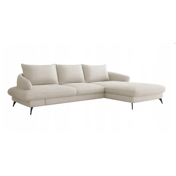 Coltar Extensibil Futuro, 292x180x72-85 h cm, Stofa, Beige picture - 2