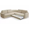 Coltar Extensibil Laren, 251x251x86 cm, Stofa Tip Velur, Beige picture - 5