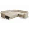 Coltar Extensibil Laren, 251x251x86 cm, Stofa Tip Velur, Beige picture - 6