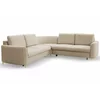 Coltar Extensibil Laren, 251x251x86 cm, Stofa Tip Velur, Beige picture - 7
