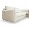 Coltar Extensibil Laren, 251x251x86 cm, Stofa Tip Velur, Beige Deschis picture - 3