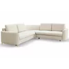 Coltar Extensibil Laren, 251x251x86 cm, Stofa Tip Velur, Beige Deschis picture - 7