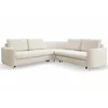 Coltar Extensibil Laren, 251x251x86 cm, Stofa Tip Velur, Beige Deschis picture - 8