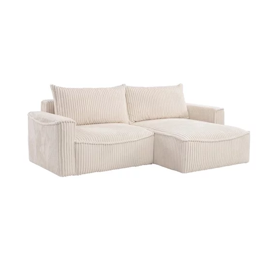 Coltar Extensibil Lilly, 242x160x92 cm, Stofa Ambiance 02, Crem picture - 1