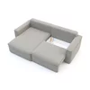 Coltar Extensibil Lilly, 242x160x92 cm, Stofa, Gri picture - 5