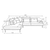 Coltar Extensibil Livio, 293x225x71-90 cm, Stofa, Negru picture - 4