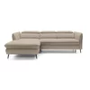 Coltar Extensibil Mango, 260-286x176x75-92 cm, Stofa, Beige Inchis picture - 2