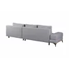 Coltar Extensibil Manila, 315x212x78-87 h cm, Stofa, Gri picture - 3