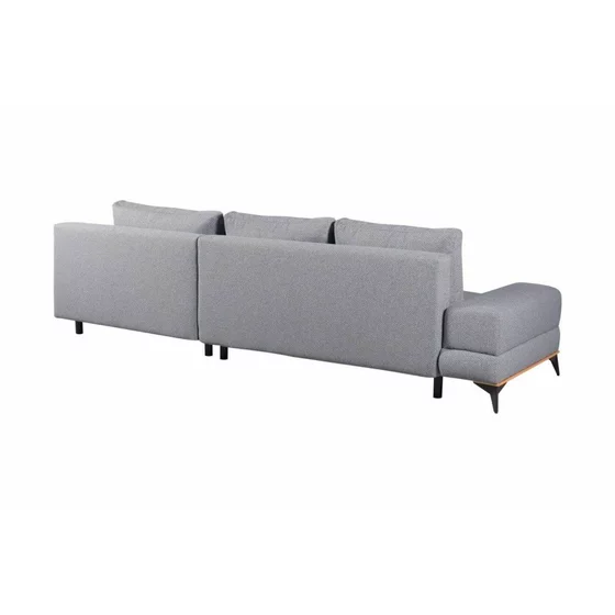 Coltar Extensibil Manila, 315x212x78-87 h cm, Stofa, Gri picture - 3