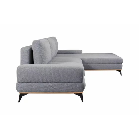 Coltar Extensibil Manila, 315x212x78-87 h cm, Stofa, Gri picture - 5