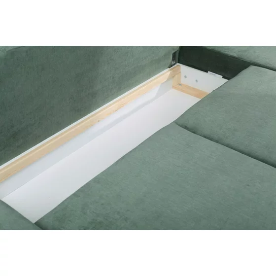 Coltar Extensibil Manila, 315x212x78-87 h cm, Stofa, Verde picture - 2