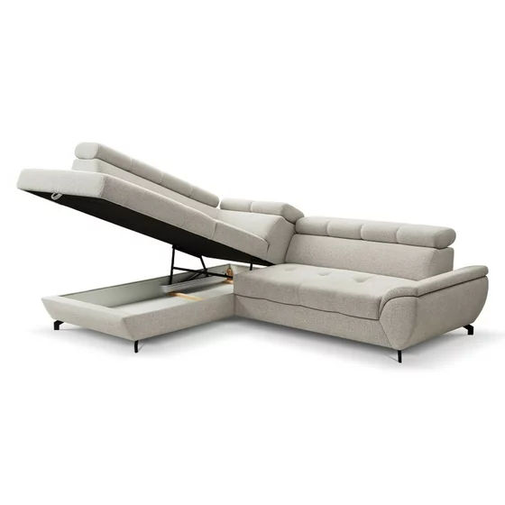 Coltar Extensibil Mario, 263x210x77-93 cm, Stofa Personalizabila picture - 3