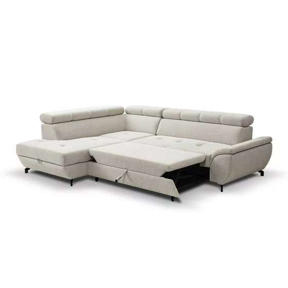 Coltar Extensibil Mario, 263x210x77-93 cm, Stofa Personalizabila picture - 4