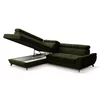Coltar Extensibil Mario, 263x210x77-93 cm, Stofa Verde, Curio 39 picture - 2