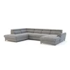 Coltar Extensibil Marola, Forma U, 348x180x238x75-91 cm, Stofa Gri picture - 2