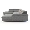 Coltar Extensibil Marola, Forma U, 348x180x238x75-91 cm, Stofa Gri picture - 3