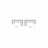 Coltar Extensibil Marola, Forma U, 348x180x238x75-91 cm, Stofa Gri picture - 7