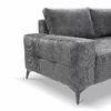Coltar Extensibil Mauro, 290x175x85 cm, Stofa Gri picture - 3