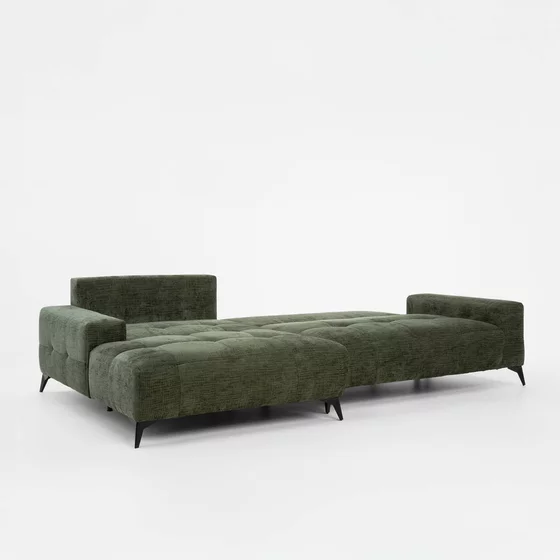 Coltar Extensibil Mauro, 290x175x85 cm, Stofa Verde picture - 3