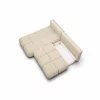 Coltar Extensibil Milo,  230x177x90 cm, Stofa, Beige picture - 6