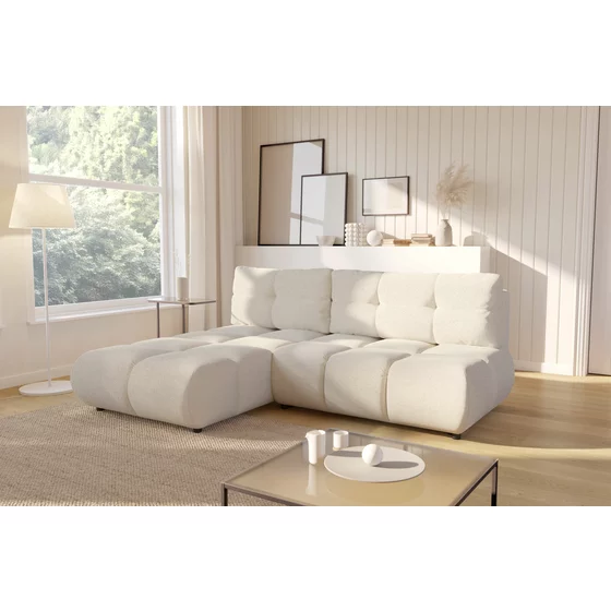 Coltar Extensibil Milo,  230x177x90 cm, Stofa, Crem picture - 3