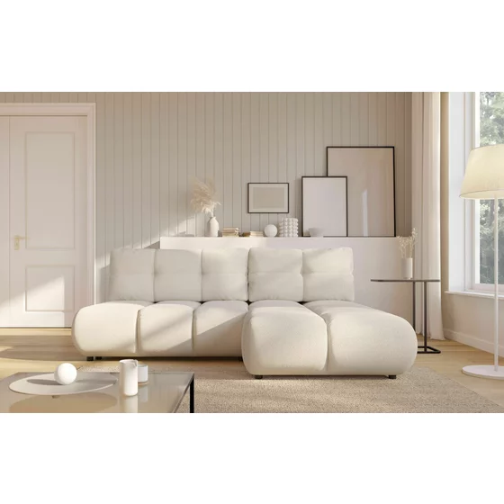 Coltar Extensibil Milo,  230x177x90 cm, Stofa, Crem picture - 2
