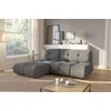 Coltar Extensibil Milo,  230x177x90 cm, Stofa, Gri picture - 3