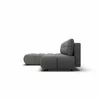 Coltar Extensibil Milo,  230x177x90 cm, Stofa, Gri picture - 4