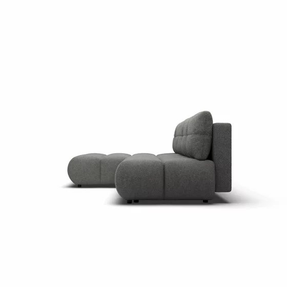 Coltar Extensibil Milo,  230x177x90 cm, Stofa, Gri picture - 4