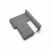 Coltar Extensibil Milo,  230x177x90 cm, Stofa, Gri picture - 6