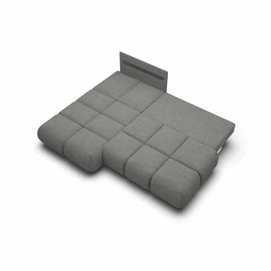 Coltar Extensibil Milo,  230x177x90 cm, Stofa, Gri picture - 8