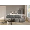 Coltar Extensibil Milo,  230x177x90 cm, Stofa, Gri picture - 2