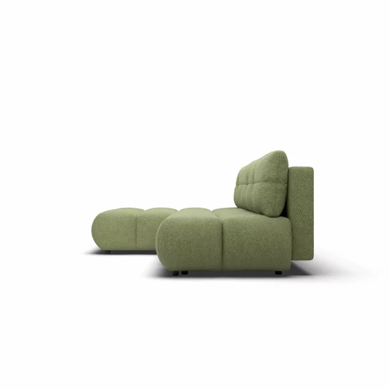 Coltar Extensibil Milo,  230x177x90 cm, Stofa, Verde picture - 3