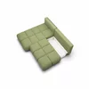 Coltar Extensibil Milo,  230x177x90 cm, Stofa, Verde picture - 5