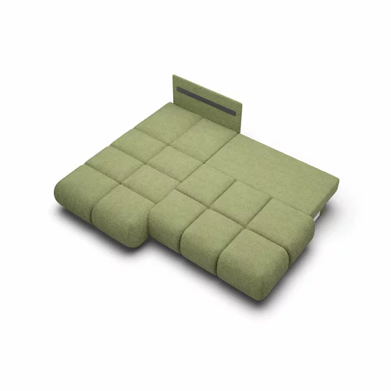 Coltar Extensibil Milo,  230x177x90 cm, Stofa, Verde picture - 7