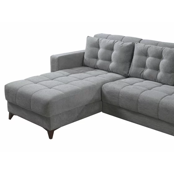 Coltar Extensibil Mocha, 250x177x91 cm, Stofa, Gri picture - 4