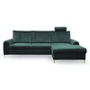 Coltar Extensibil Monaco, 252x168x106,5 H cm,  Stofa tip Catifea Verde - Velutto 27 picture - 5