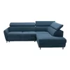 Coltar Extensibil Othello, 253x212x76-95 cm, Stofa Albastru inchis Neve 77 picture - 2