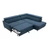 Coltar Extensibil Othello, 253x212x76-95 cm, Stofa Albastru inchis Neve 77 picture - 3