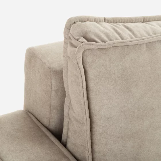 Coltar Extensibil Selva, 268x167x87 cm, Stofa Beige picture - 4