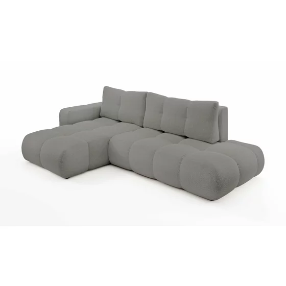 Coltar Extensibil Soho, 288x176x91 cm, Stofa Curio 83, Gri picture - 12