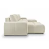 Coltar Extensibil Soho, Forma U,  359x177x88 cm, Stofa Curio 09, Crem picture - 6